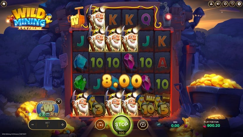 Wild Mining XXXtreme slot screen 4
