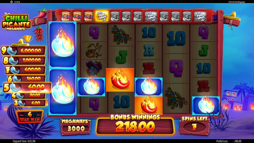 Chilli Picante Megaways slot screen 8