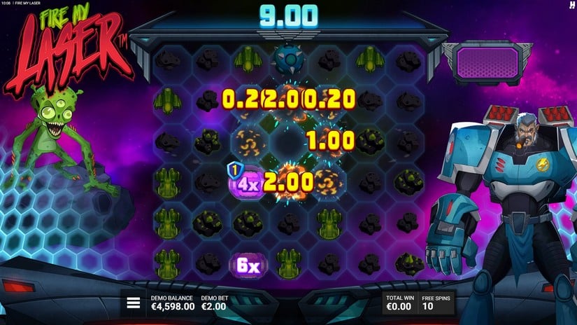 Fire My Laser slot screen 4