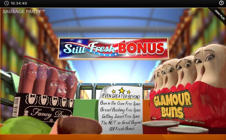Sausage Party slot screen 3