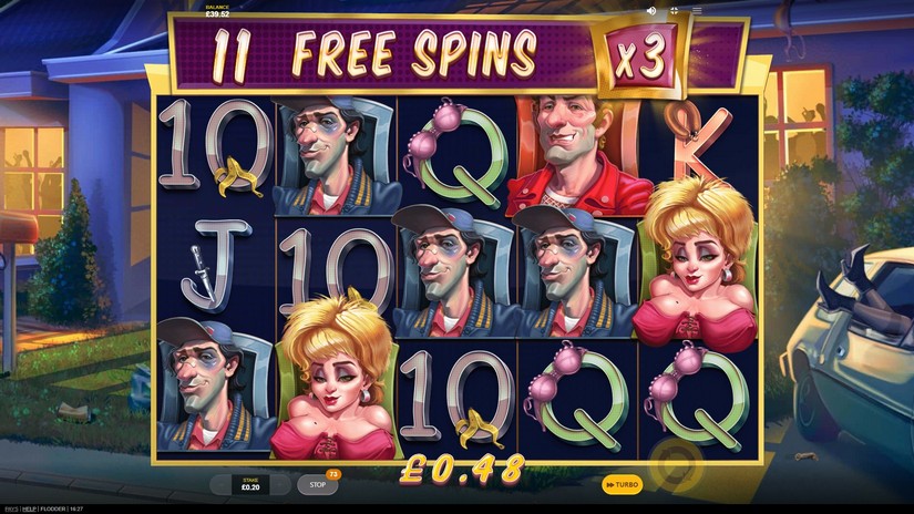 Flodder slot screen 8