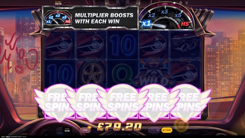 Redline Rush slot screen 6