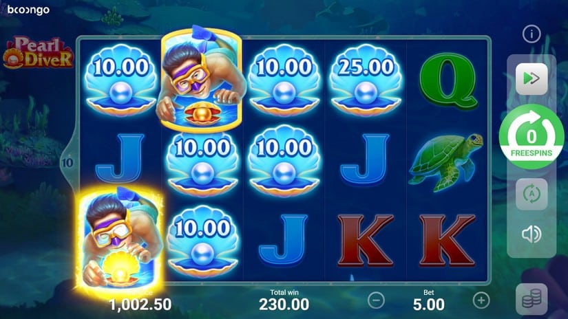 Pearl Diver slot screen 7