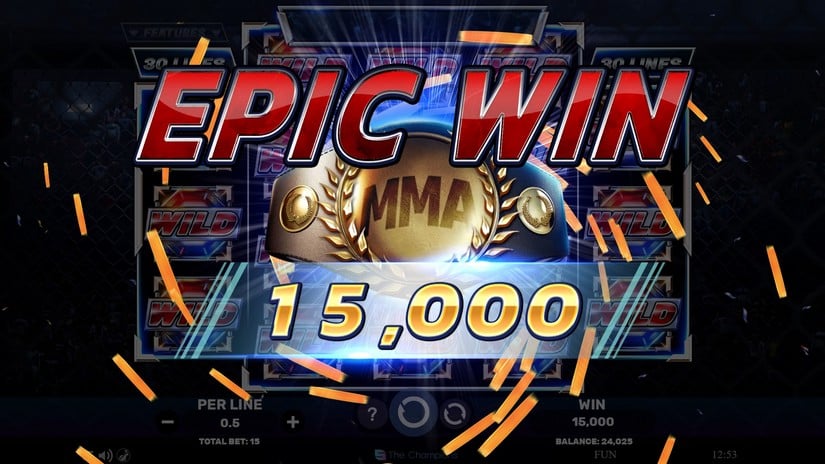 MMA Champions slot screen 6