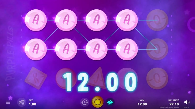Purple Pills slot screen 3
