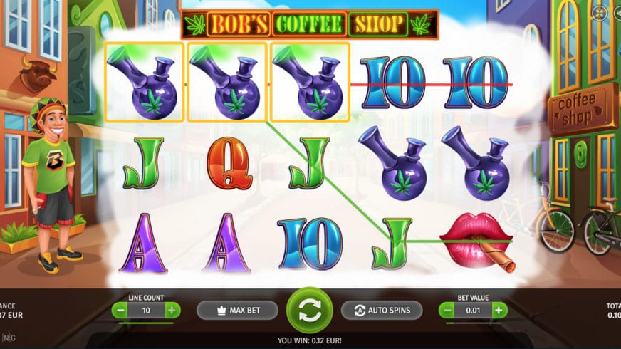 Bob’s Coffee Shop slot screen 4