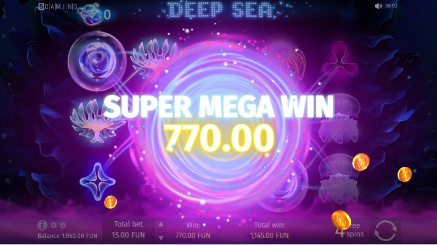 Deep Sea slot screen 4