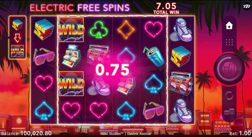 Electric Avenue free slot