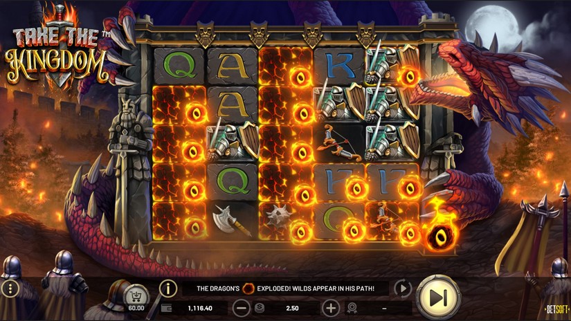 Take The Kingdom slot screen 3