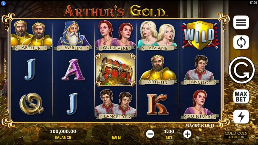 Arthur`s Gold slot screen 1