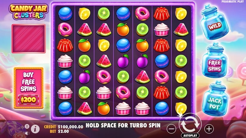 Candy Jar Clusters slot screen 1