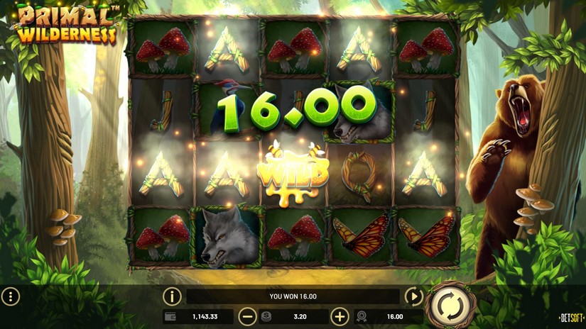 Primal Wilderness slot screen 2