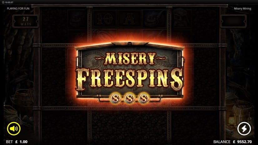 Misery Mining slot screen 4
