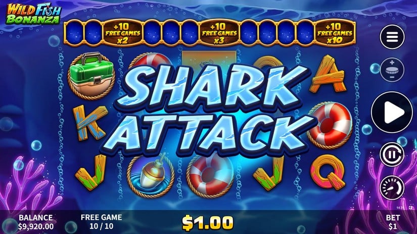 Wild Fish Bonanza slot screen 4