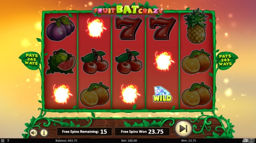 Fruit Bat Crazy slot screen 5