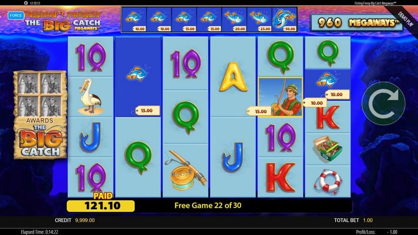 Fishin’ Frenzy The Big Catch Megaways slot screen 6