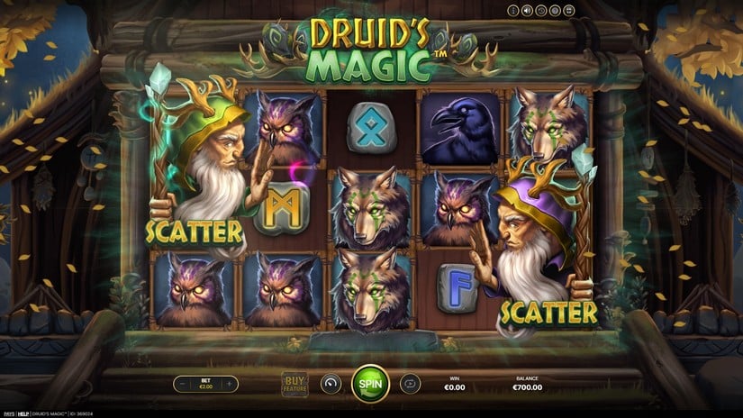 Druid’s Magic slot screen 2