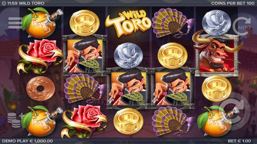 Wild Toro slot screen 1