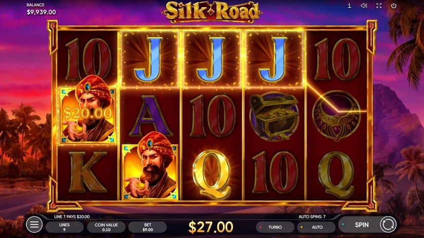 Silk Road slot screen 2