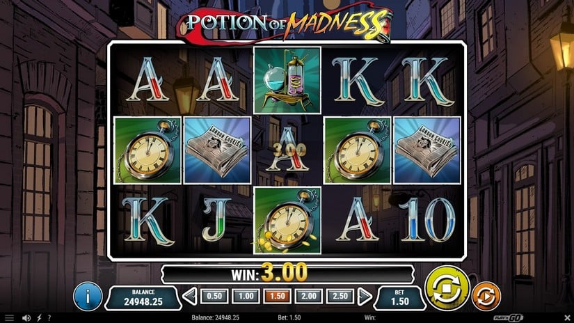 Potion of Madness slot screen 5