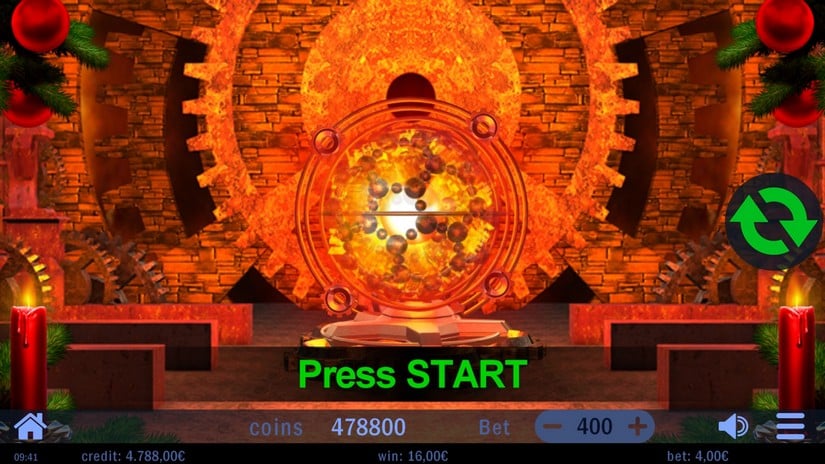 Hearth of Earth Xmas slot screen 4