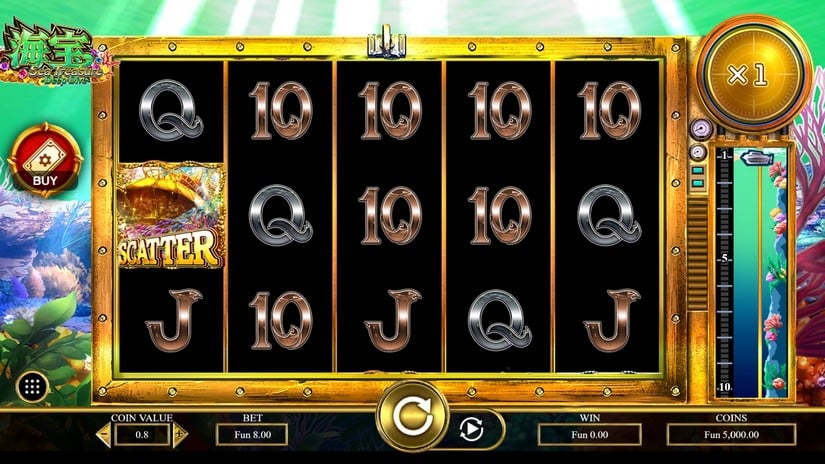 Sea Treasure Deep Dive slot screen 1
