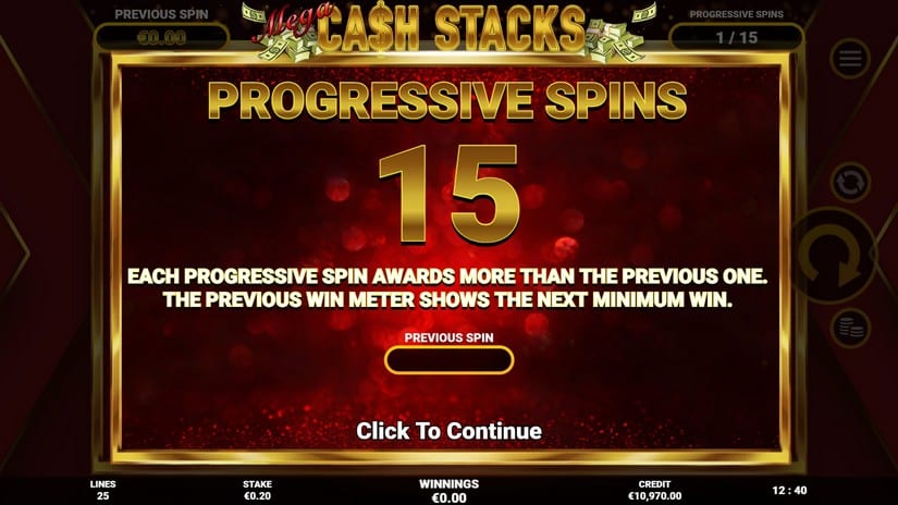 Mega Cash Stack slot screen 5