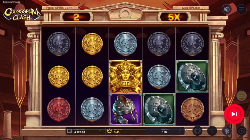Colosseum Clash slot screen 6