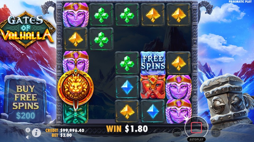 Gates of Valhalla slot screen 2
