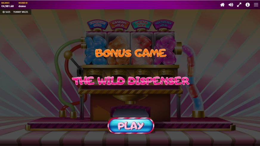 Yummy Wilds slot screen 2