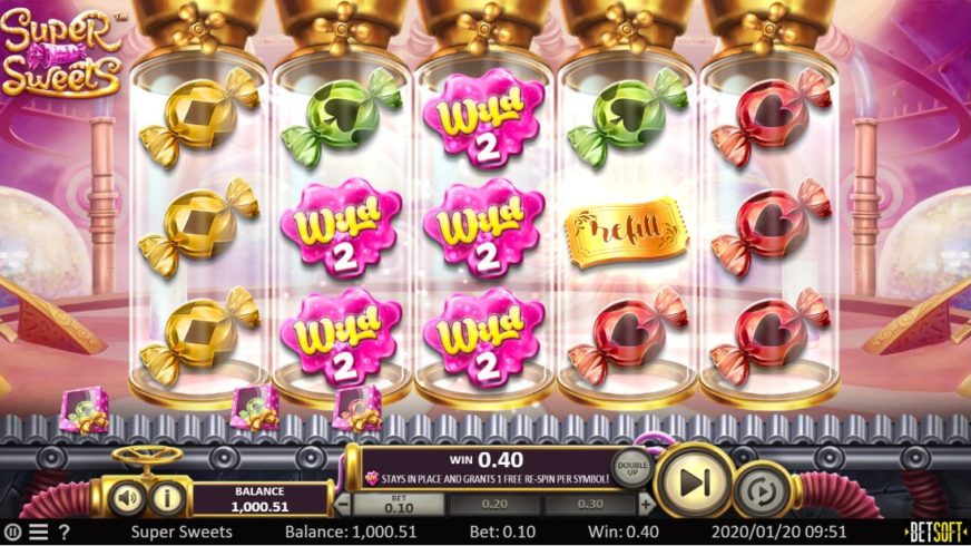 Super Sweets slot screen 3