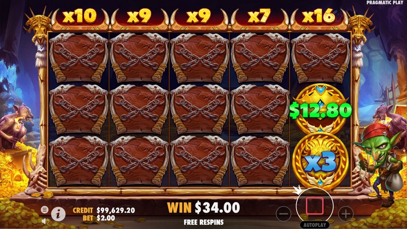 Goblin Heist Powernudge slot screen 6
