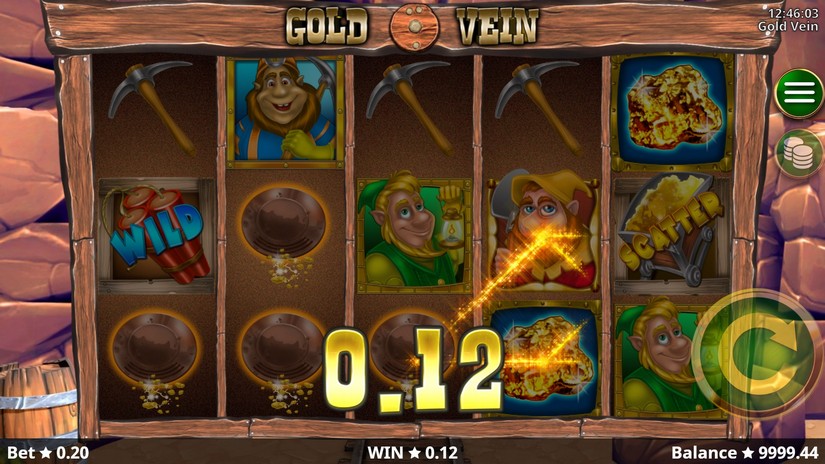 Gold Vein slot screen 2