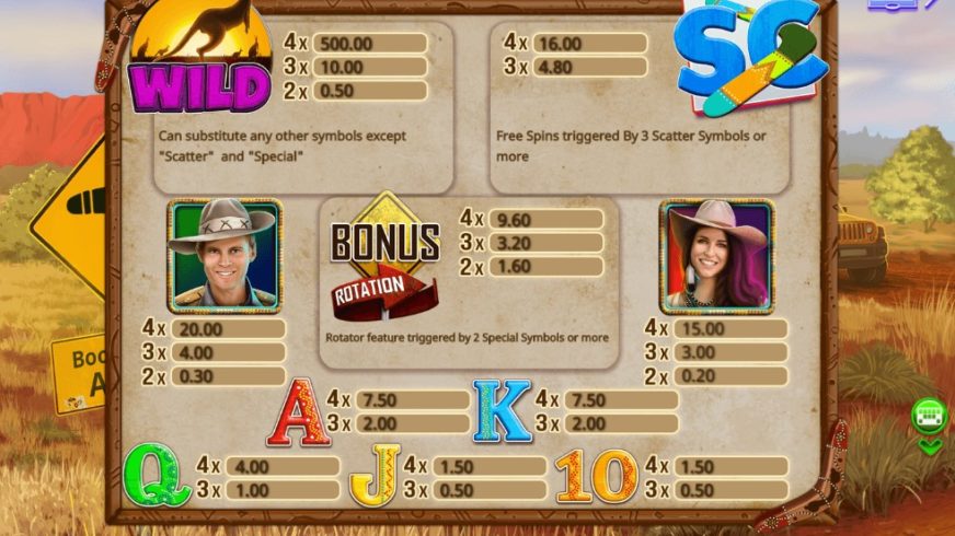 Boomerang Bonanza slot screen 2