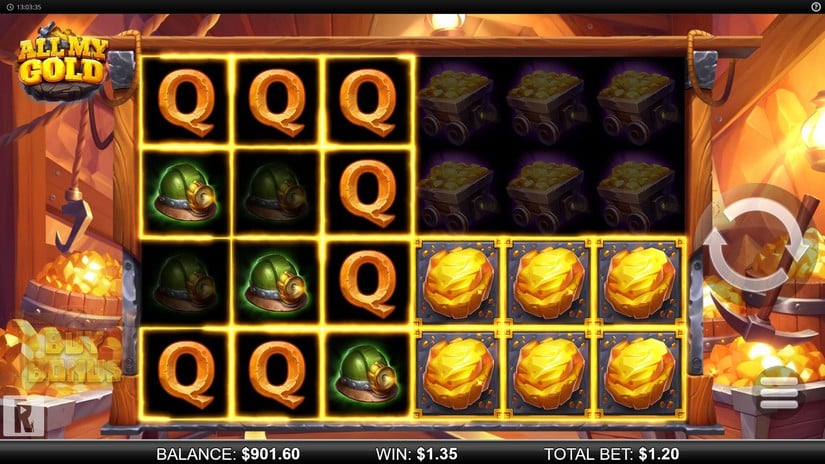 All My Gold slot screen 2