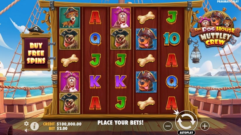 The Dog House – Muttley Crew slot screen 1
