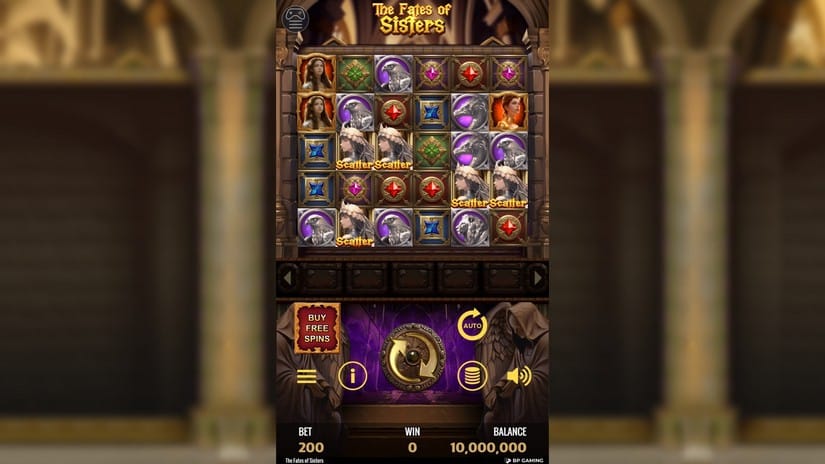 The Fates of Sisters slot screen 1