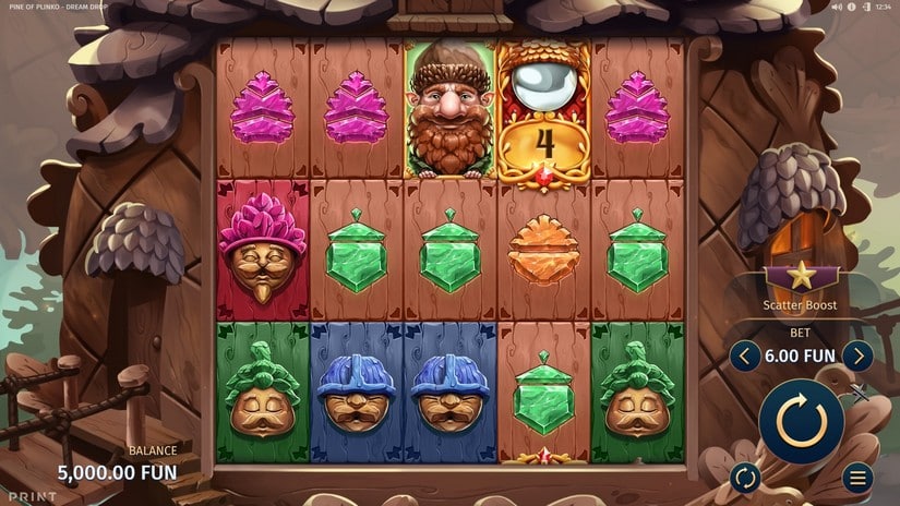 Pine of Plinko Dream Drop slot screen 1