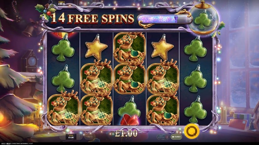 Christmas Morning slot screen 5