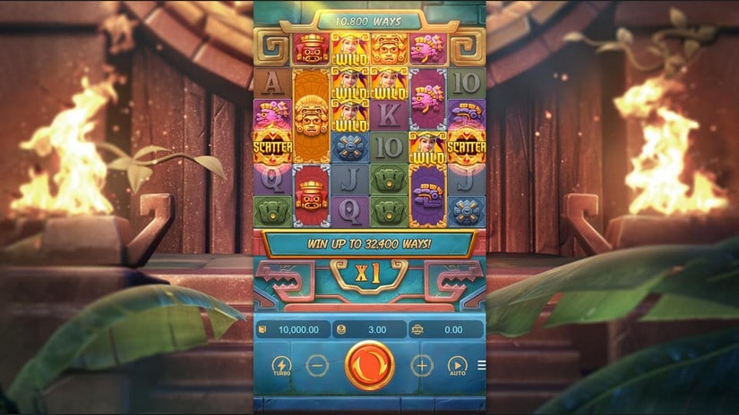 Treasures of Aztec slot screen 1