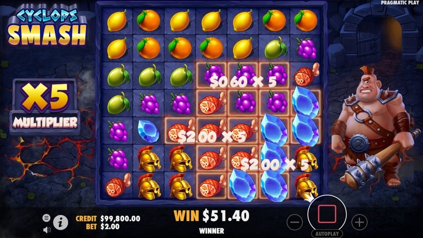 Cyclops Smash slot screen 5