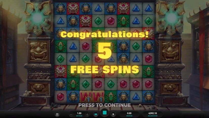 Cluster Tumble Dream Drop slot screen 5