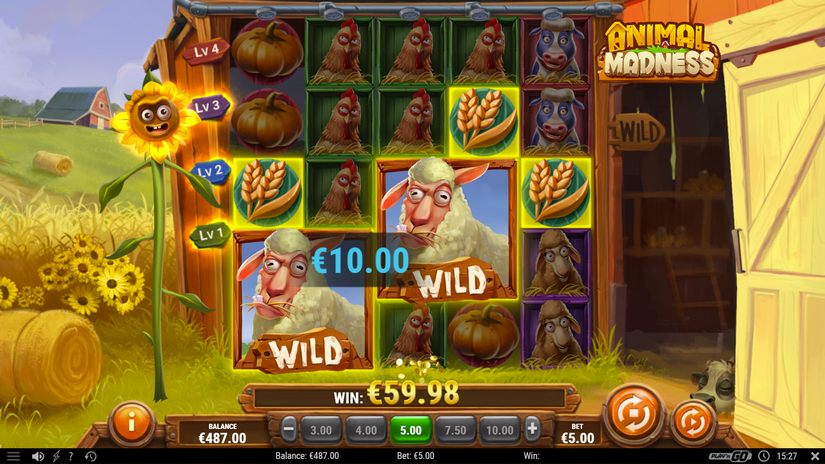 Animal Madness slot screen 9
