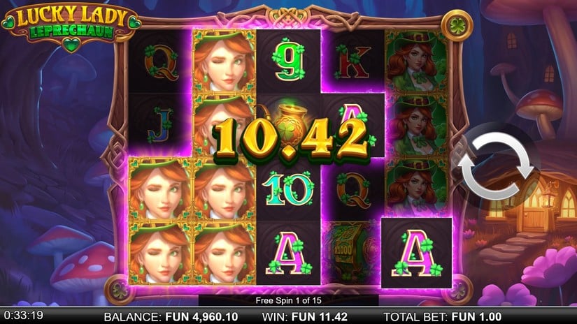 Lucky Lady Leprechaun slot screen 6