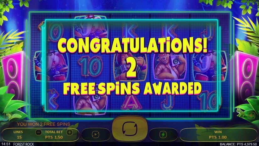 Forest Rock slot screen 3