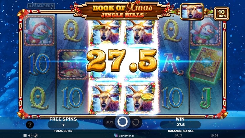 Book of Xmas Jingle Bells slot screen 3