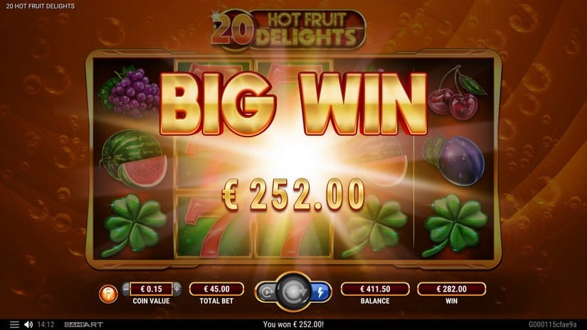 20 Hot Fruit Delights slot screen 7