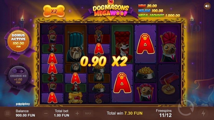 Dogmasons MegaWOOF slot screen 4