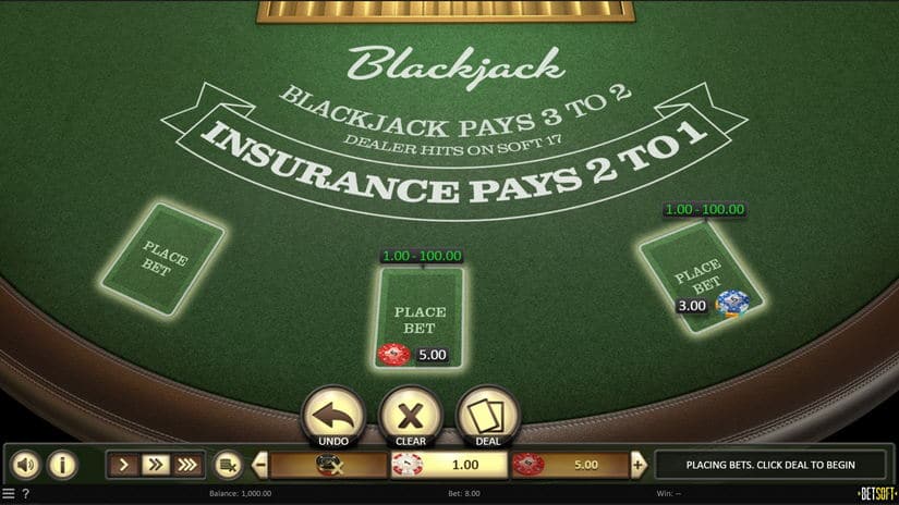 American Blackjack slot screen 1