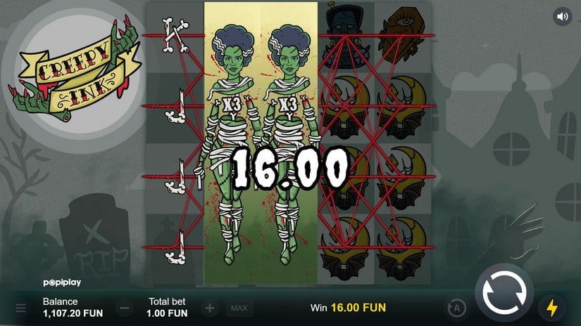 Creepy Ink slot screen 5